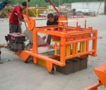 Mobile Diesel Concrete Block Making Machine 4-45 no Electric Concrete Brick