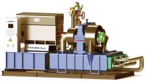 China Midstream Field Gas And Process Compressors Centrifugal Type 2.5-45 Bar factory