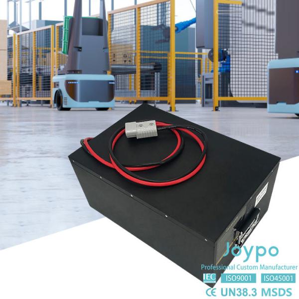 China Forklift AGV Robot Lithium LiFePO4 Battery 51.2V 48V 100Ah Customized factory