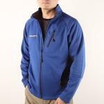 Navy Color Mens Womens 100% Polyester Hooded Softshell Jacket