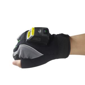 China Wireless 550mAh Glove Barcode Scanner Portable Qr Code Scanner on sale