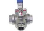 AISI 304 316L Stainless Steel Sanitary Valves Sanitary Tri Clamp Ball Valve With
