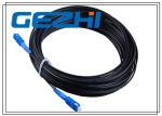 Fiber To The Home Optical Patch Cable 1 Core LSZH SC / SC LSZH 300M Black Steel