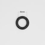 OEM ODM 6mm Black Metal Bra Strap Adjuster Slider