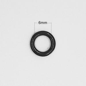 China OEM ODM 6mm Black Metal Bra Strap Adjuster Slider factory