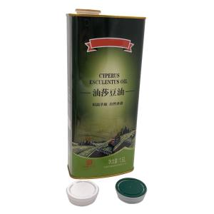 China Rectangle 1-3 Liter Olive Oil Tin Cans Print Empty Tin Containers factory
