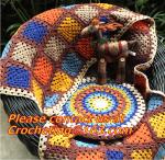 Book hand for handmade hook needle stripe, table cover, handmade crochet,