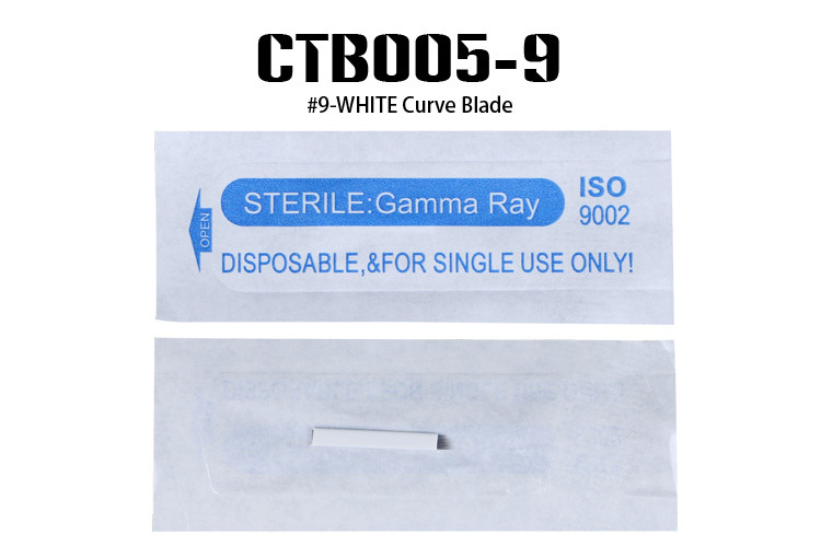 White Medical Grade Microblading Needles For Permanent Cosmetic Eyebrow