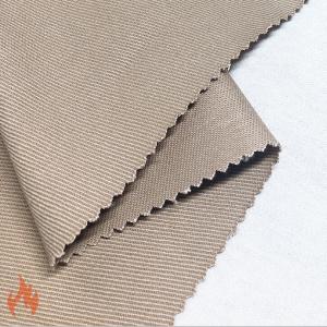 China EN11611 Fire Proof Fabric 10*7S Cotton FR Heavy Fabric For CAT2 FR Garment factory