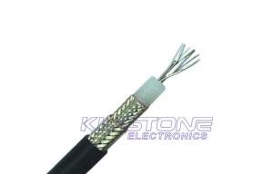 China Silver Plated Copper RG 223 Coaxial Cable, 50 Ohm with PVC Jacket for Data Transmission factory