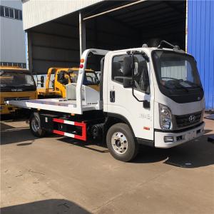 China Custom 5 Tons Hyundai Flatbed Rollback Tow Truck With 5.6m Bed Length factory