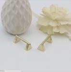 Purse bag accessories light gold 20 mm arch screw button bridge metal buckle for
