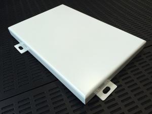 China Erosion Resistant Brushed Aluminium Veneer Fluorocarbon Coated Anti Static Exterior Wall Plate factory