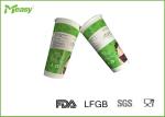 22 Oz Large Size Green Single Wall Paper Cups Disposable For Cold / Hot Drink
