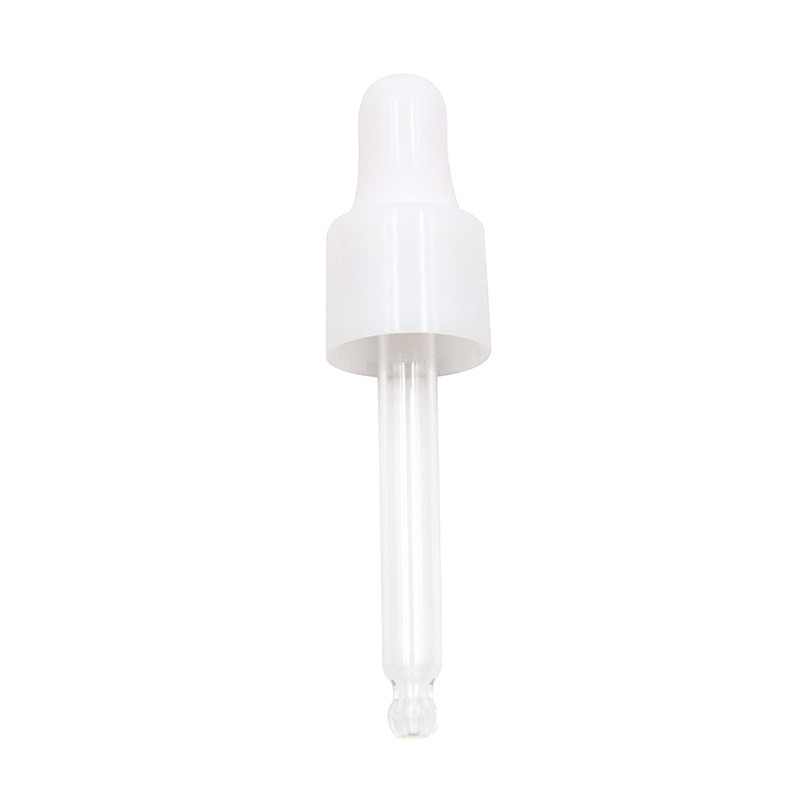 13 415 White Smooth Inner Ring Plastic Bottle Dropper Head Burette