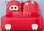 Animal Peggy Pig Kids Lounge Couch , Child Sofa Seat Indoor Kids Furniture