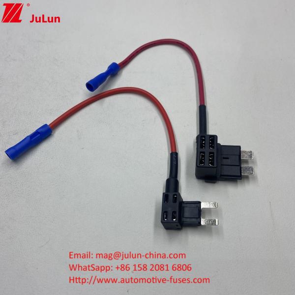 F3A 5A 10A 15A Fuse Tap 16AWG Car Add a Circuit ACU Blade Fuse Adapter with Fuse