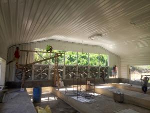 China Prefab Light Steel Structure Poultry House Galvanized Coating Steel Frame Chicken Coop factory