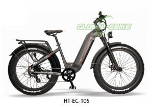 China Dark Sliver Grey Kenda 26&quot;×4.0&quot; Tire 48v 15ah Lithium Battery 500w Rear Hub Motor E-Bike factory