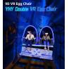 Buy cheap Game Egg 9D VR Cinema 2500W Motion Simulator Chair For 2 Seats from wholesalers