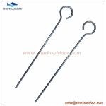 9" Steel round wire tent peg tent stake