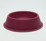 FDA Standard Red Plastic Pet Bowls / Dog Food And Water Bowl Food Grade