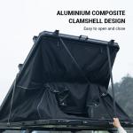 Convenient Camping Aluminum Waterproof Car Roof Top Tent Open Size 212x131x155cm