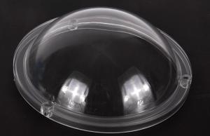 China 142MM Diameter High Bay Led Lamp Lens Transparent Plastic PC Cover 91% Tranmittance factory