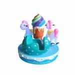 Plastic Adults Kiddie Carousel ride Coin Operated For Outdoor Playground