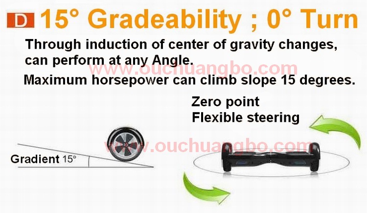 Ouchuangbo Yellow Self-balancing vehicle electric balancing scooter OCB-XX11