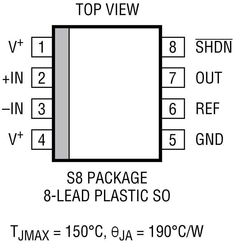 LT1999-10 Precision High Side Current Sense Amplifier