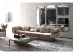 74cm High Leather Living Room Sofas Modern Minimalist Design