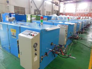 China Tiny Copper Wire Twisting Machine Sky Blue Shaft Dia 400mm Bobbin factory