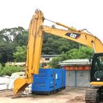 Patented 12M 30 Ton Excavator Sliding Arm , Q355B Slide Retractable Excavator