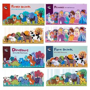 Enlightenment 26 Letters Striped Puzzles Children's Educational Toys Early