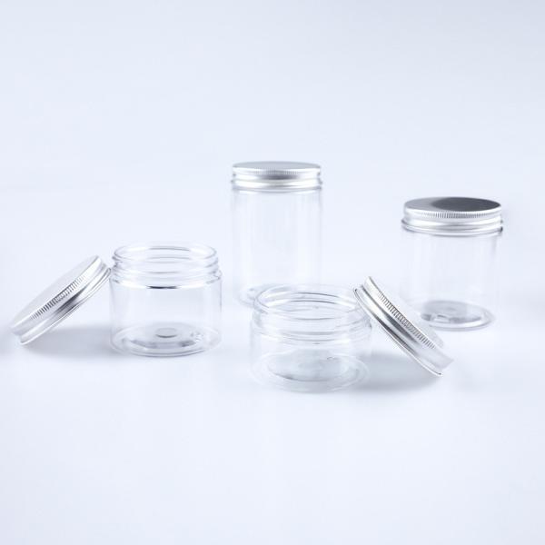Hot Style Plastic Jar with Transparent Lid Plastic Storage Jar with Lid Round