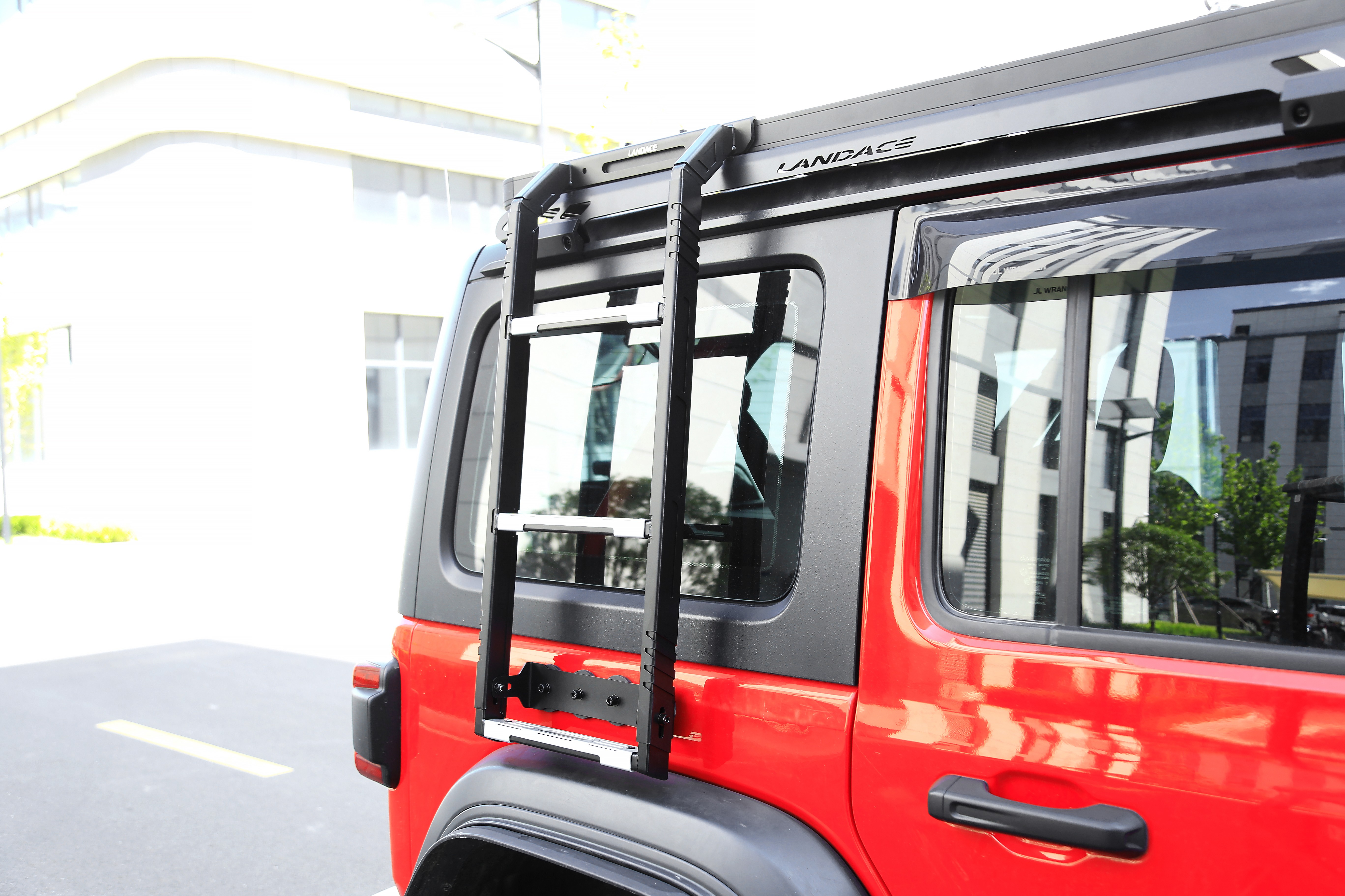OEM Accepted Roof Rack Side Ladder for Jeep Wrangler JL JK Easy to Install