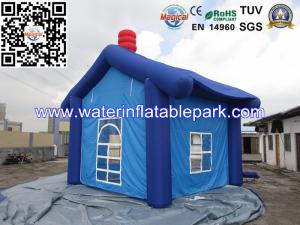 China Fashion House Inflatable Trade Show Tent Exhibition Dark Blue factory