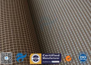 China PTFE Coated Fiberglass Mesh Fabric 4X4MM Conveyor Belt 260℃ Heat Resistant factory