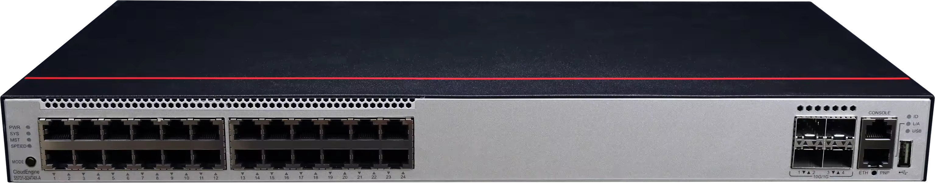 24-Port S6735-S24X6C Network Switch With 6*100GE QSFP28 And 24*10GE SFP High Capacity