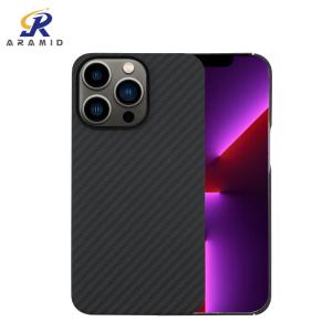 China Shockproof Kevlar Aramid Fiber Carbon Phone Cover For iPhone 13 Pro Max factory