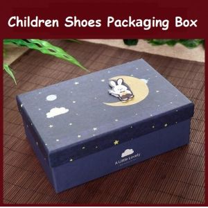230gsm Cardboard Shoe Packaging Boxes Offset Printing Glossy Lamination