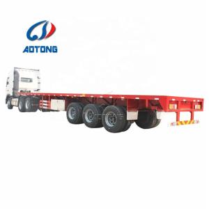 China Custom Colors 20-60 Tons 2 3 4 Axles Skeleton Semi Truck Trailer 20ft 40ft Container Chassis Semi Trailer factory
