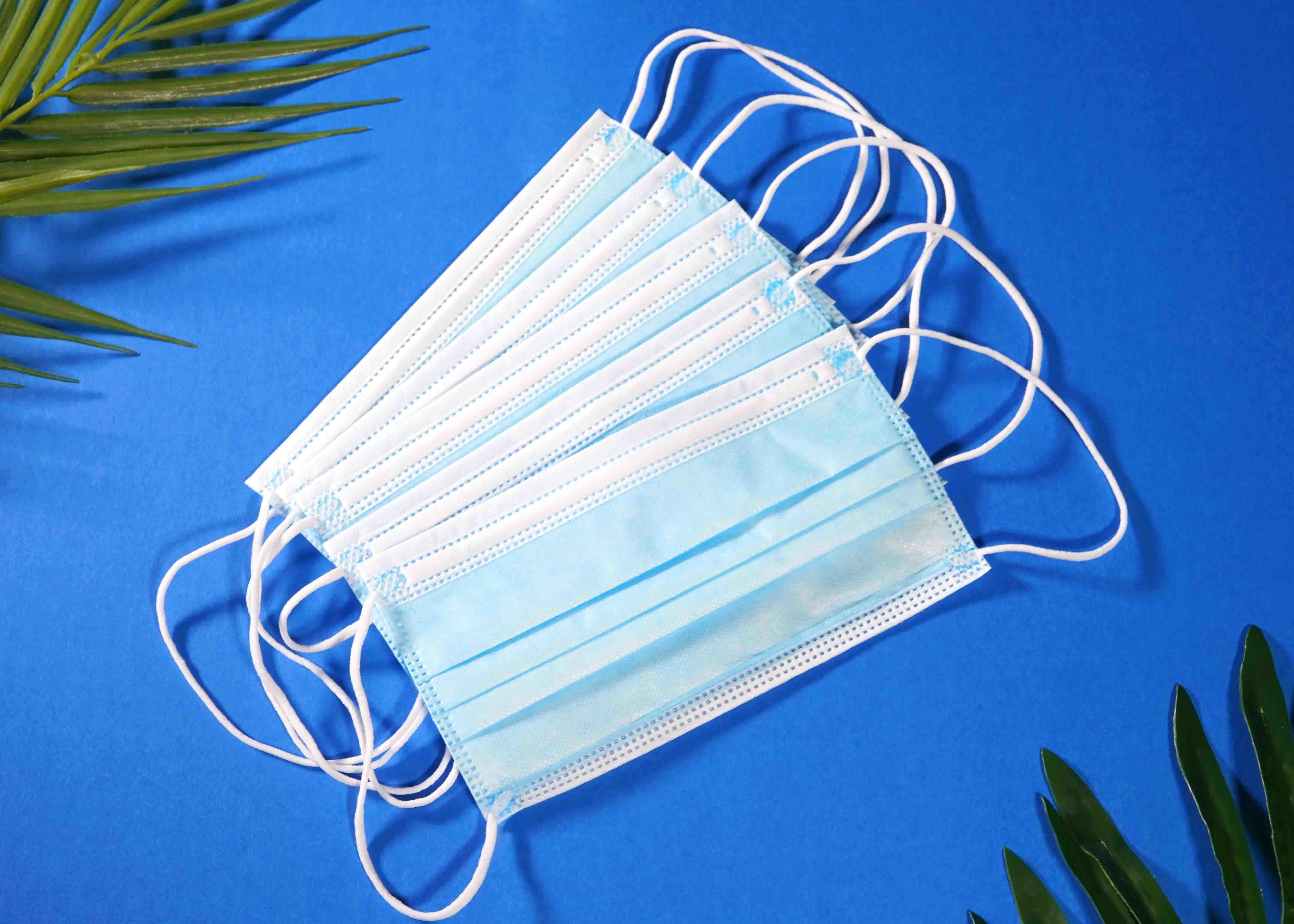 3 Ply Face Mask Disposable Personal Protective Equipment 17.5*9.5CM Size