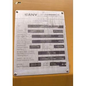 2019 SANY STC250T 25T Full Hydraulic Used Truck Crane