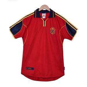 China Spain 2000 Retro Home Fan Edition Jersey Pays Tribute to the Golden Age of Matadors factory