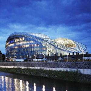China GB Q345 Large Span Stadium Steel Structure 50mm Roof With Strong Durability factory