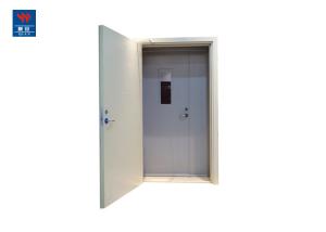 China Swing Exterior Front Entry 2 Hours Fire Rated Steel Doors factory