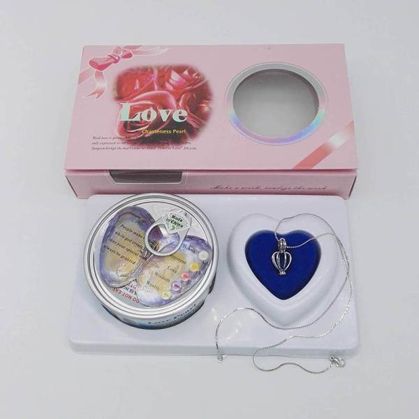 Nature Love Pearl in the Canned Oyster Necklaces Gift Set ,Perfect Gift for