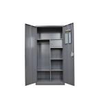 Metal 2 Door Clothes Wardrobe Dormitory Staff Locker
